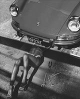Vintage Porsche Garage Framed Poster
