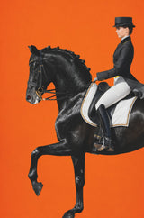 Dressurpferd – Equestrian-Poster