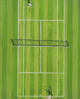 Green Court von oben – Tennis-Poster