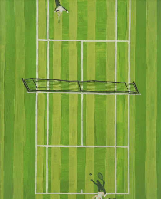 Green Court von oben – Tennis-Poster