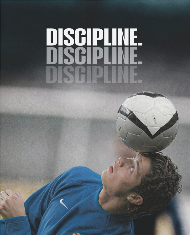 Discipline – Fußball-Poster