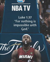Luke 1:37 – Faith & Sports Poster
