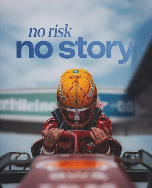 No Risk No Story – Racing-Poster