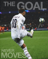The Goal Never Moves – Fußball-Poster