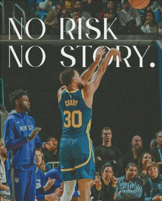 No Risk No Story – Basketball-Poster
