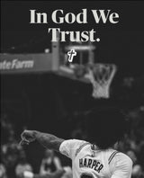 In God We Trust – Basketball-Poster
