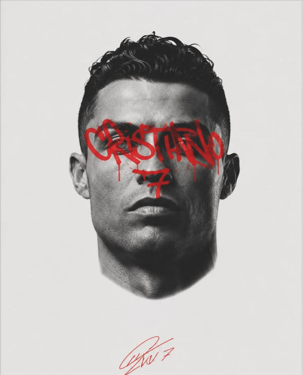 Red Graffiti – Portrait-Poster