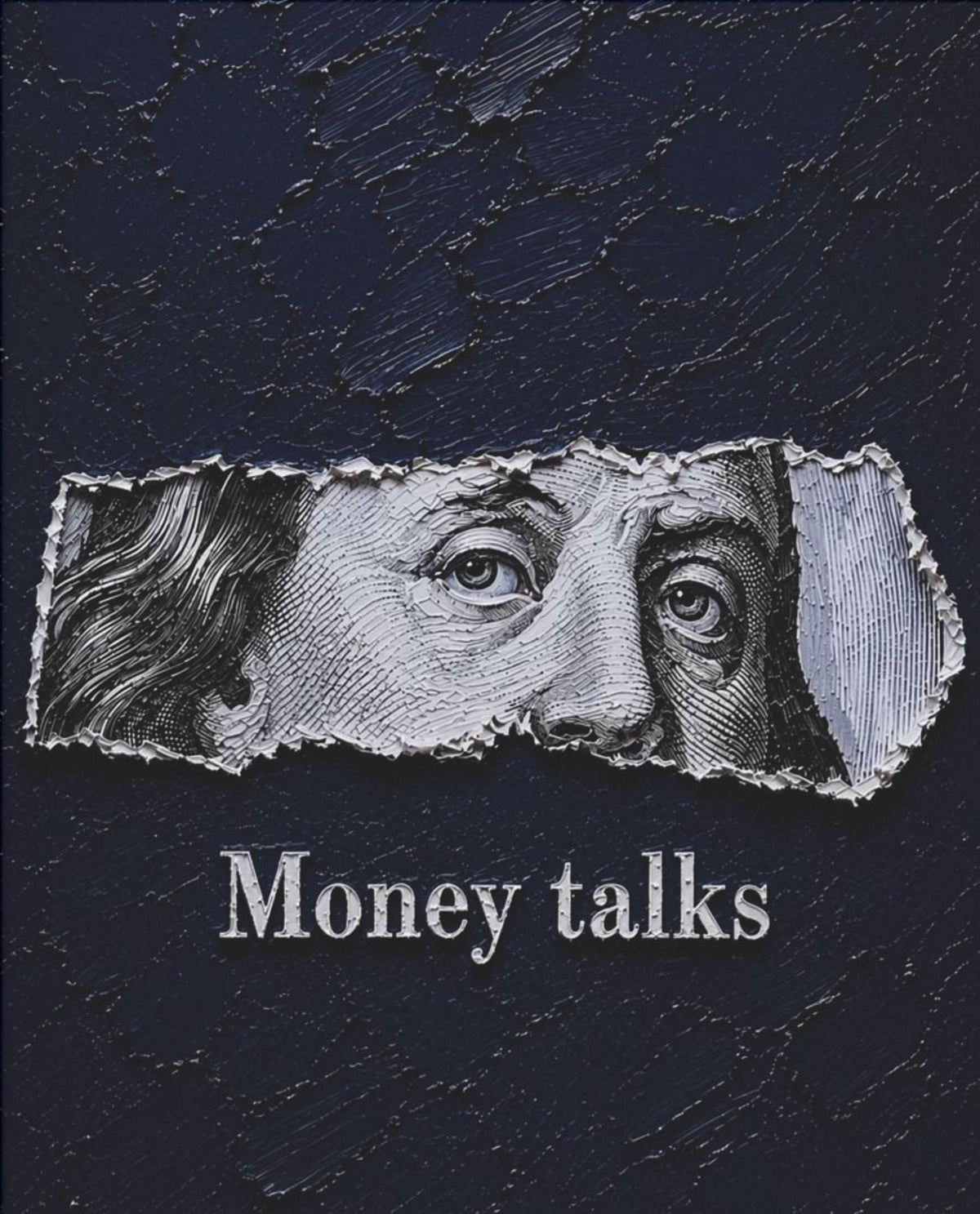 Money Talks – Franklin Money-Art-Poster – Motiv in voller Größe