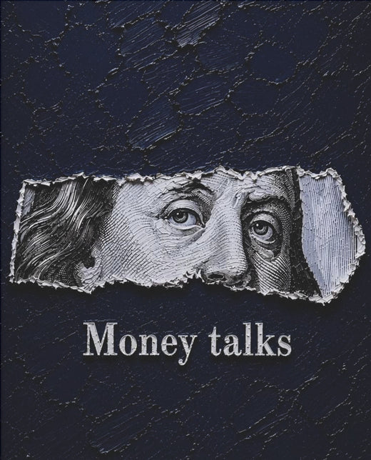 Money Talks – Franklin Money-Art-Poster