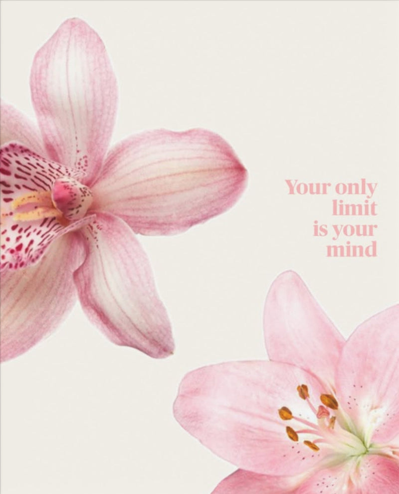 Your Only Limit Is Your Mind – Floral-Poster