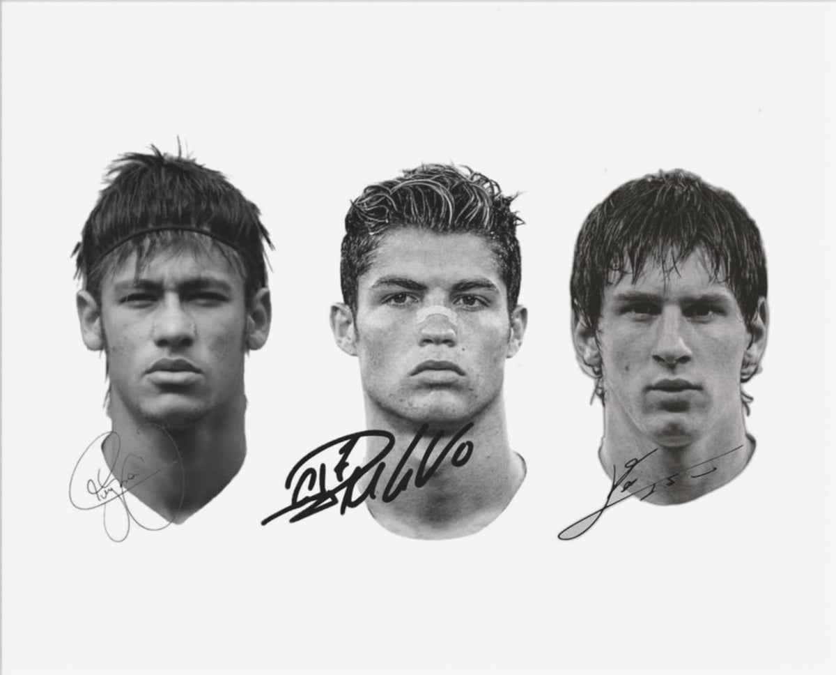 Neymar, Cristiano & Messi – Legenden-Poster – Motiv in voller Größe